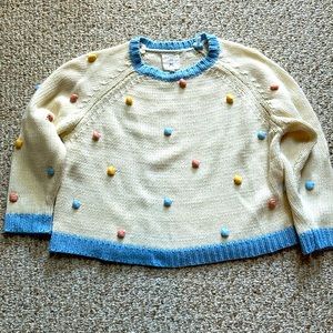 Hayden Girls Pom-Pom sweater size medium
